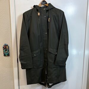 Women's Levi’s Dark Green Raincoat